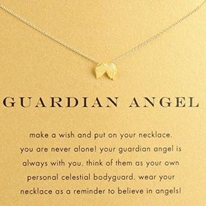 Guardian Angel 👼 Dainty Pendant Necklace. God-Dip